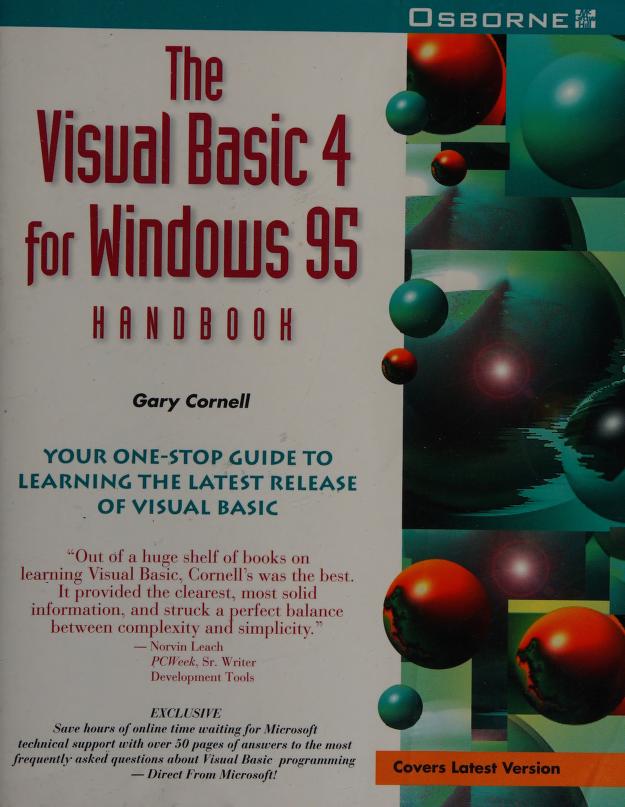 The Visual Basic 4 for Windows 95 handbook : Cornell, Gary : Free